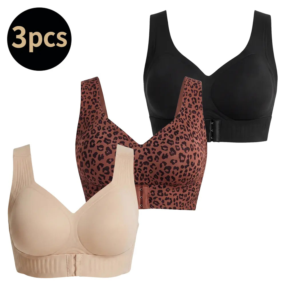 Posture Bra Wire-Free Bra, Women’S Breathable Mesh Wireless Top with Removable Pads Alternative, Activewear for Running and Gym Sessions Workout Bra, Training Bra, Push up Bra, Bras for Women Minimizer Bra, Jelly Bra,Gentle Support, Yoga Fitness Posture S