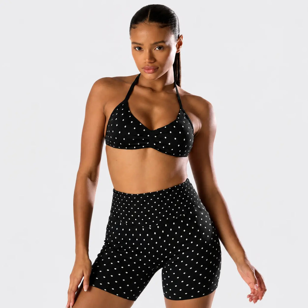Women'S Seamless Yoga , 2-Piece Gym Shorts & Sports Bra Workout Outfit, High-Waisted Fitness Sportswear, Exercise Activewear for Women Gym Yoga Outfits Activewear Look Stretch Activewear Shorts Fitness Seamless Design Summer Open Back Sport Bra