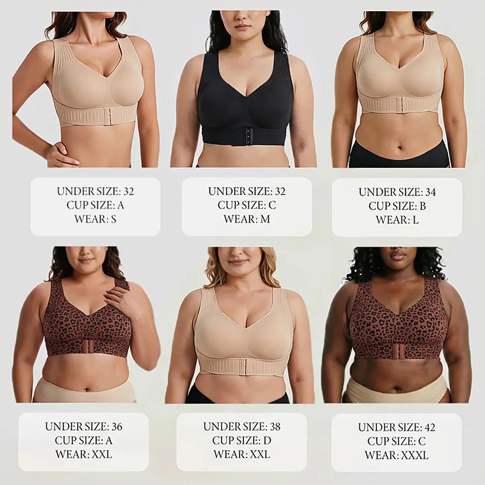 Posture Bra Wire-Free Bra, Women’S Breathable Mesh Wireless Top with Removable Pads Alternative, Activewear for Running and Gym Sessions Workout Bra, Training Bra, Push up Bra, Bras for Women Minimizer Bra, Jelly Bra,Gentle Support, Yoga Fitness Posture S