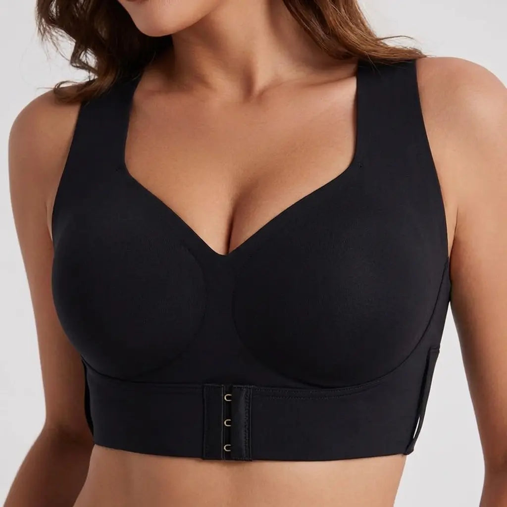 Posture Bra Wire-Free Bra, Women’S Breathable Mesh Wireless Top with Removable Pads Alternative, Activewear for Running and Gym Sessions Workout Bra, Training Bra, Push up Bra, Bras for Women Minimizer Bra, Jelly Bra,Gentle Support, Yoga Fitness Posture S