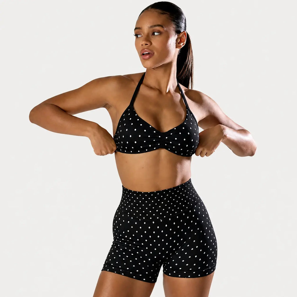 Women'S Seamless Yoga , 2-Piece Gym Shorts & Sports Bra Workout Outfit, High-Waisted Fitness Sportswear, Exercise Activewear for Women Gym Yoga Outfits Activewear Look Stretch Activewear Shorts Fitness Seamless Design Summer Open Back Sport Bra